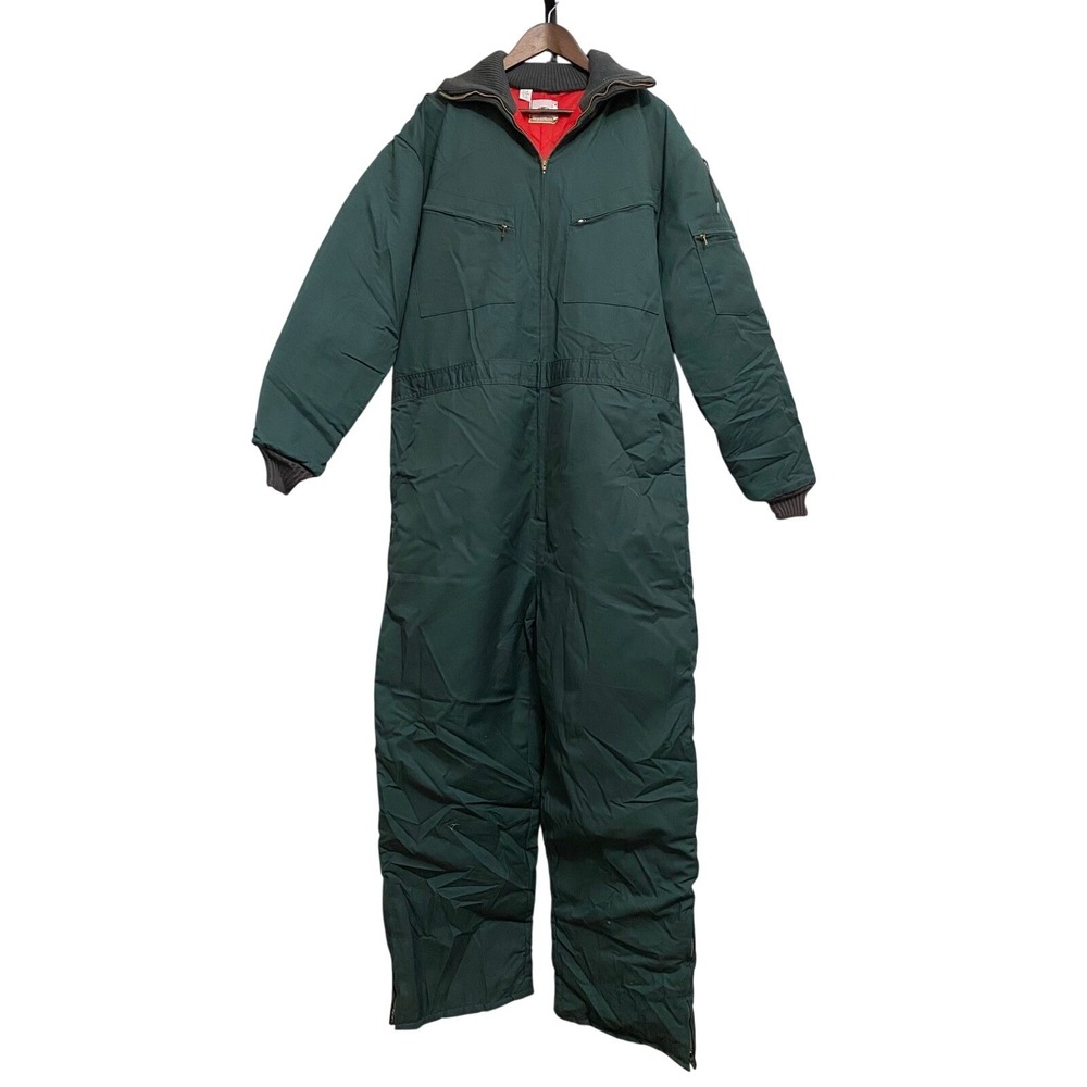 Riverside Men's Heavyweight Hooded Utility Jumpsuit XL Outdoor Workwear Durable